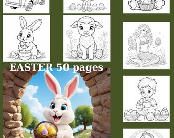 Easter coloring book