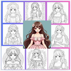 Kawaii coloring book