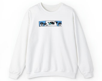 Sudadera unisex Langa Sk8 con cuello redondo