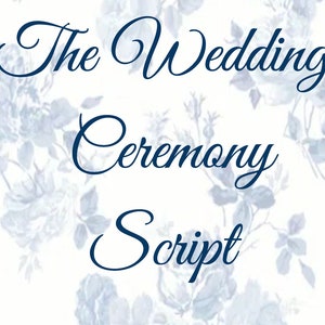 Wedding Ceremony Template/Script