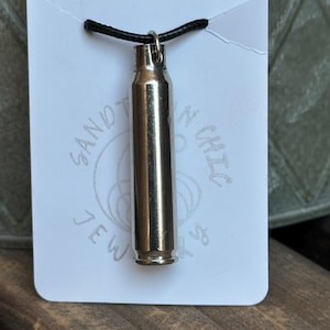 Bullet Pendant Necklace – Rustic Western Jewelry for Men & Women