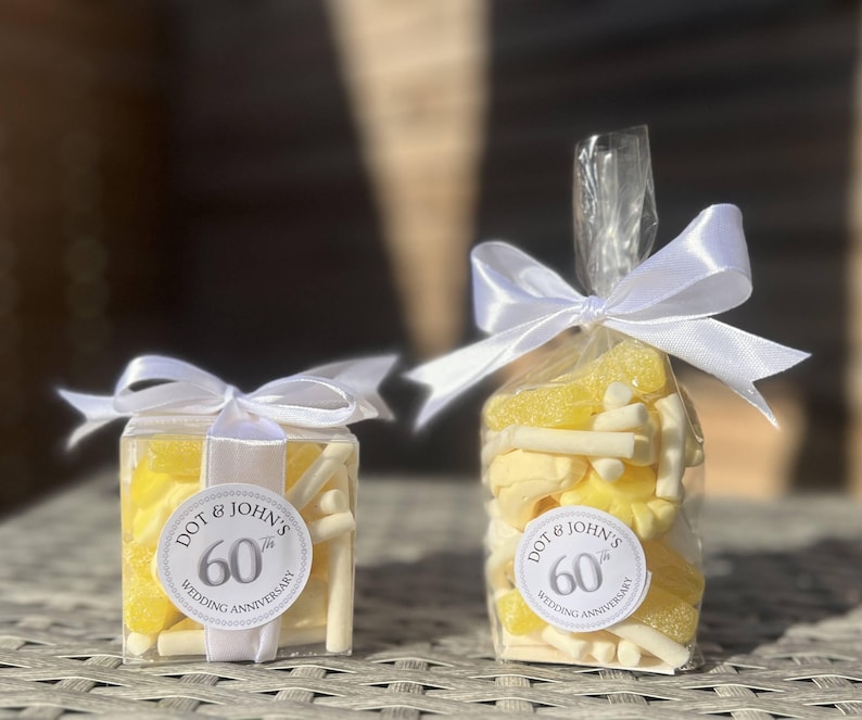 Personalized 60th Anniversary Sweet Favors – Diamond Theme - Etsy