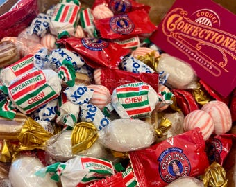 Mad for Mints Sweet Box | 800g or 1kg | Mint Sweets Gift Hamper | Retro Mint Lovers Gift | Optional Personalised Sticker | Mint Treat Box