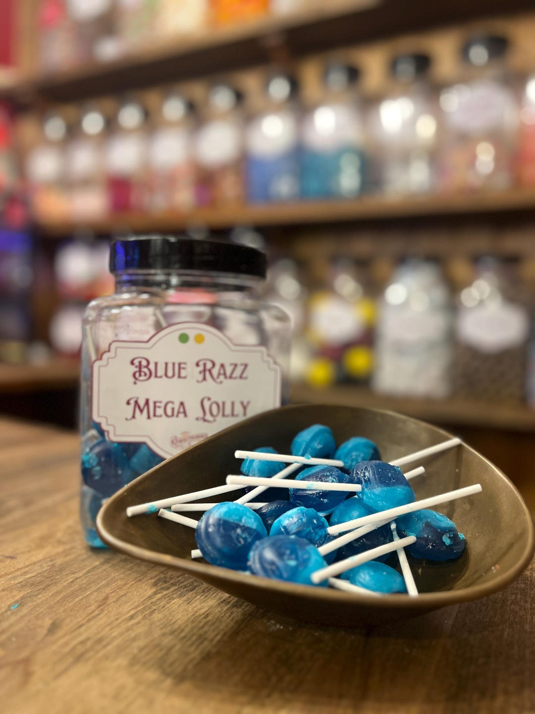 Blue Raspberry Mega Lolly Sweet | Coquet Confectioners Old Fashioned ...