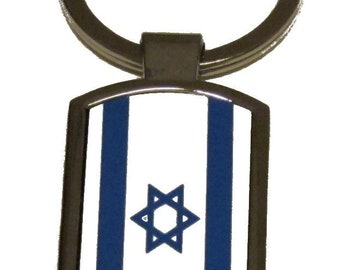 Israeliska flagga nyckelring