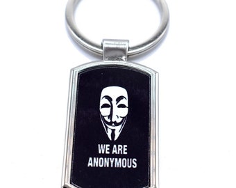 We are anonymous - Nyckelring