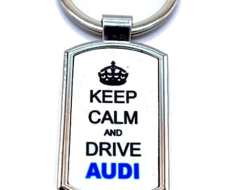 Nyckelring - Keep calm and drive Audi