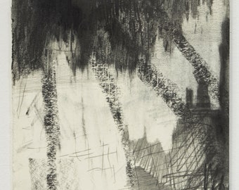 Contemporary Abstract Art, Graphite Pencil Drawing on Acid-free Paper ...