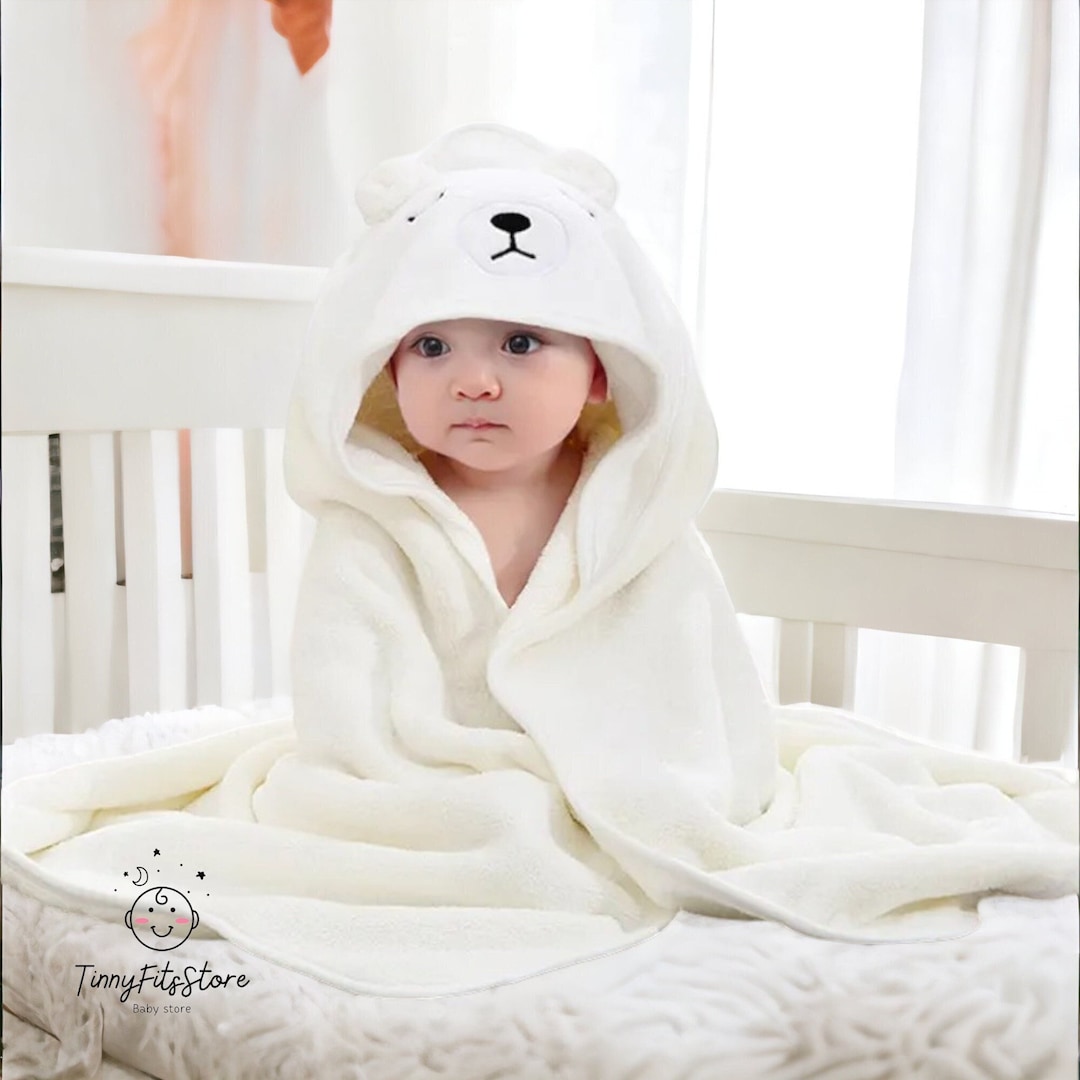 Baby Cloak Bath Towel / Cute Newborn Baby Bathrobe With Cape / Etsy
