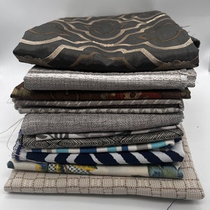 Restanten decoratiestof, bekleding/gordijnen, diverse kleuren (F)