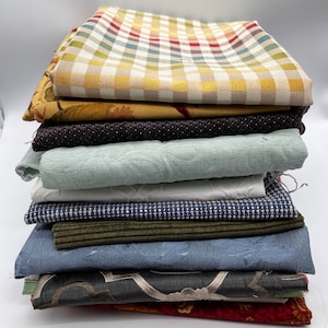 Restanten decoratiestof, bekleding/gordijnen, diverse kleuren (M)