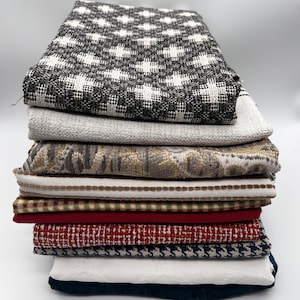 Restanten decoratiestof, bekleding/gordijnen, diverse kleuren (C)