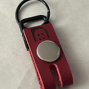 Griffbrett Schlüsselanhänger aus echtem Leder