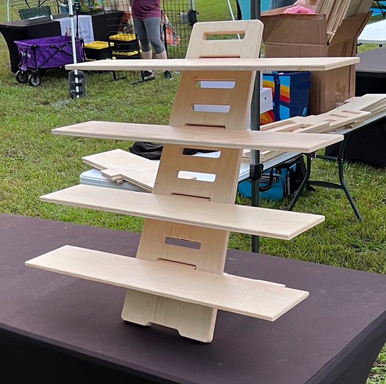 Display Shelves Quick Setup 4x30 Shelf Display Craft Show, Market Fair, Vendor Display