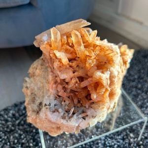Tangerine Quartz Cluster - Quartz Cluster