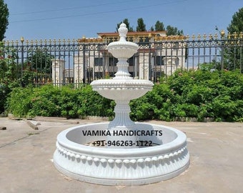 Artistic Marble Water Fountain for Home, Garden, Monumental Works