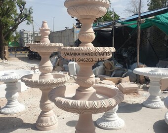 Artistic Marble Water Fountain for Home, Garden, Monumental Works