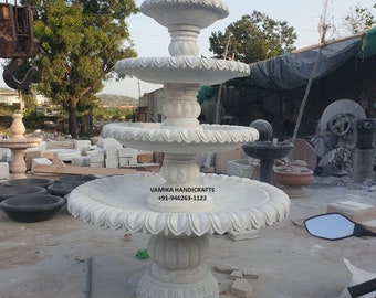 Artistic Marble Water Fountain for Home, Garden, Monumental Works