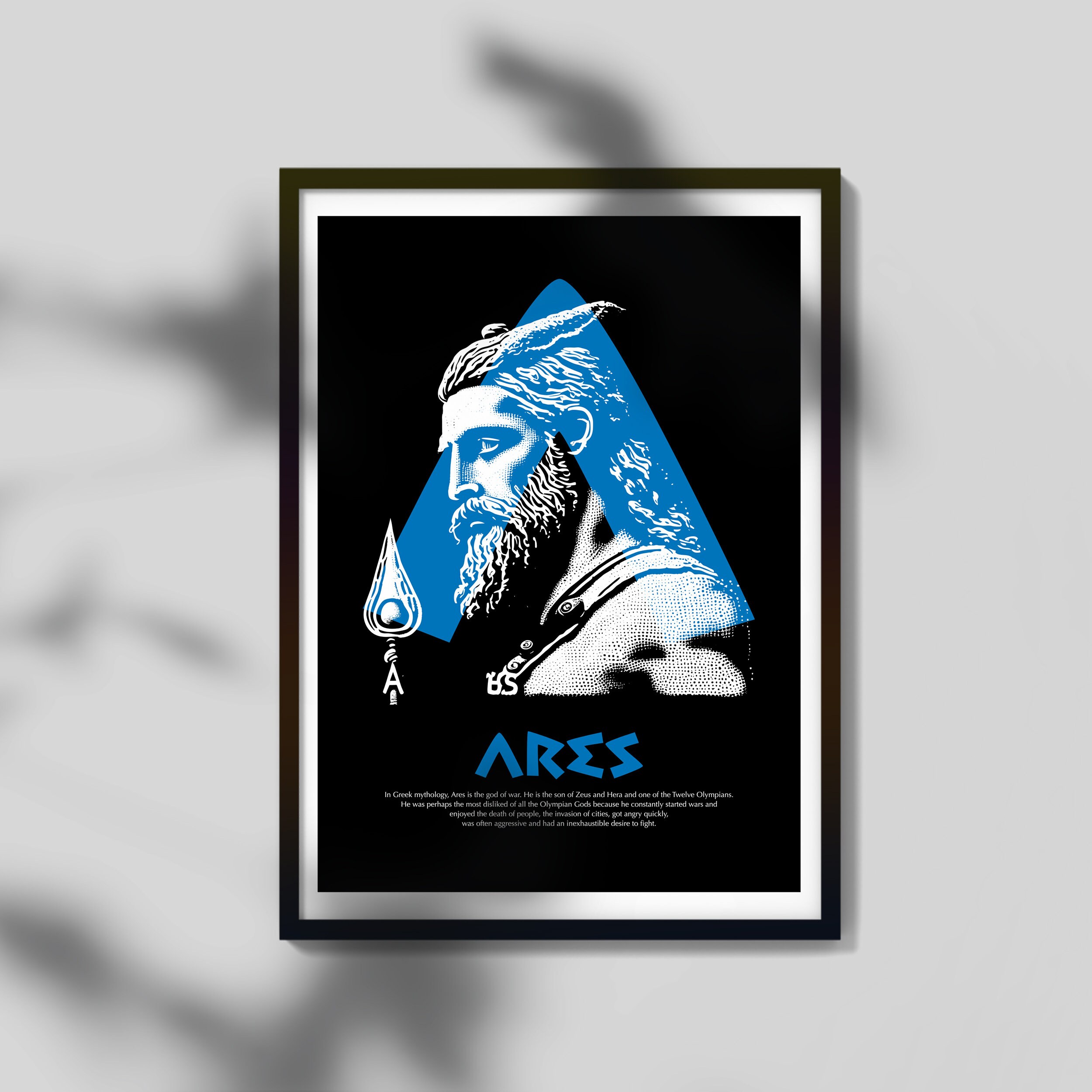 Mythological Greek Gods Printable Sheets Wall Decor - Etsy