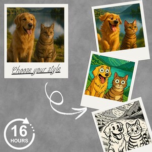 Custom Cartoon Animation, Cartoon Style Portrait, Cartoon Portrait, Cartoon Style Pet, Digital 3D Portrait, Digital File