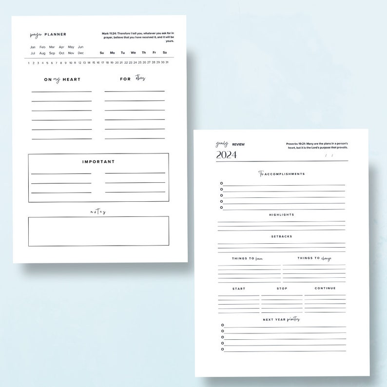 2024 Planner Inserts Printable 2024 Daily Todo's Etsy Australia