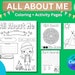 Printable All About Me Scout Activity, Editable New Member Introduction ...