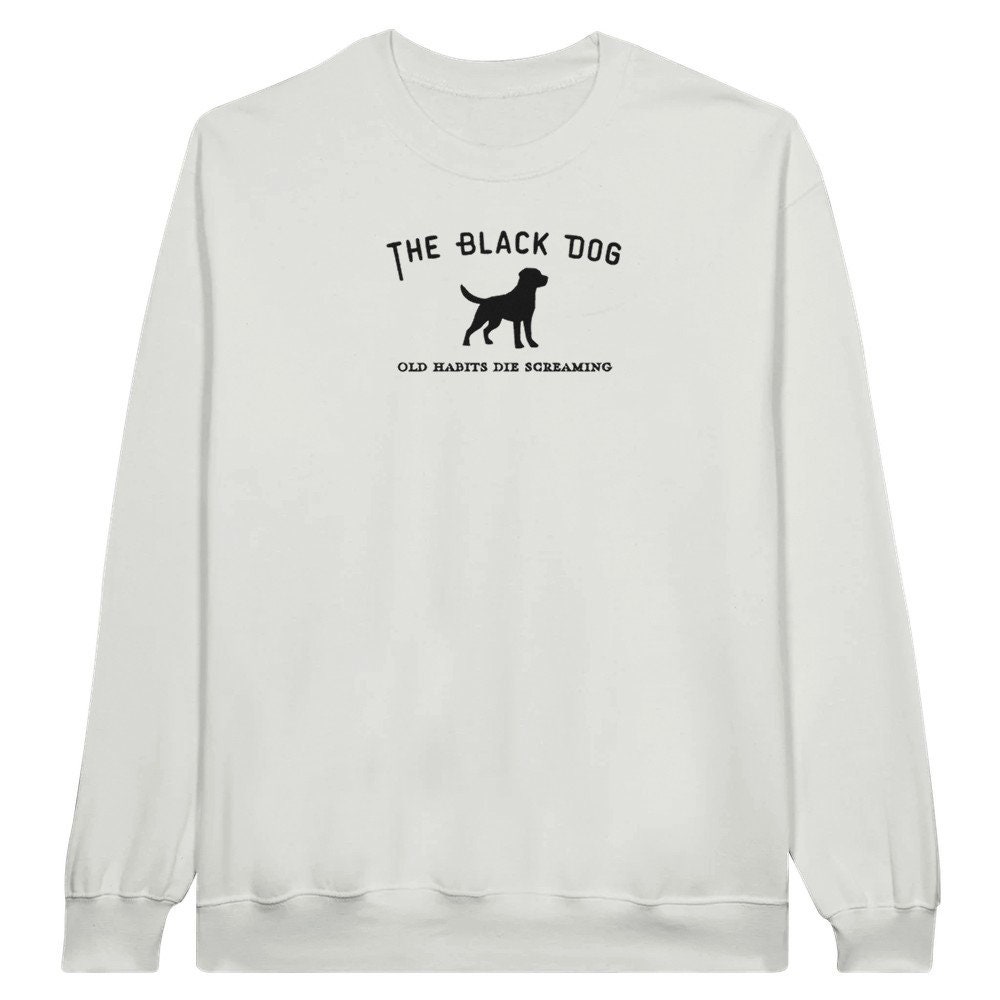 Black Dog Sweatshirt Etsy Canada