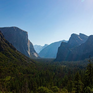 Yosemite Valley Panorama - Premium fotoprint op Fuji-papier - Majestueus natuurlandschap