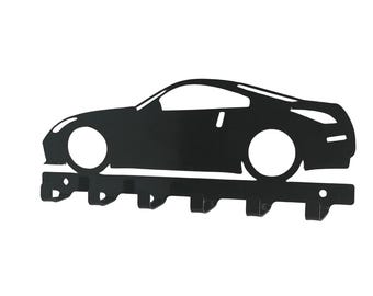 METAL 350z key holder | key organizer | entryway key organizer | Wall Key Holder Car Silhouette | Car Lover Gift | Garage key holder