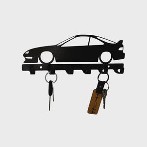 Soporte para llaves de coche Integra, estante metálico para llaves de pared, decoración JDM