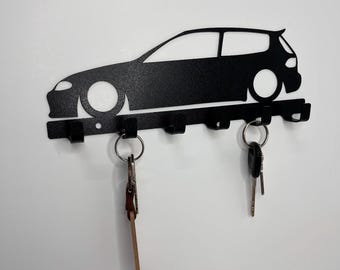 METAL Civic EG hatchback key holder | key wall organizer | Wall Key Holder Car Silhouette | Car Key Rack