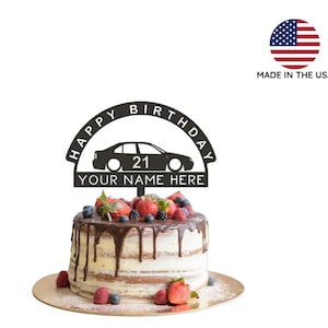 Jetta mk4 cake topper | custom cake topper |car birthday cake topper