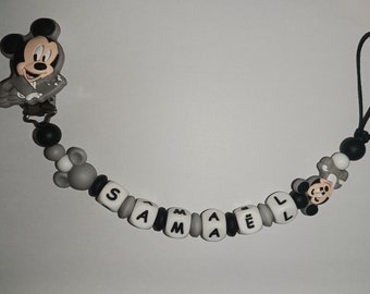 Attache tétine baby Mickey