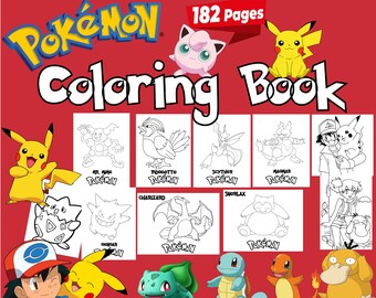 Pokemon 40 Page Advanced Coloring Book, Paperback 