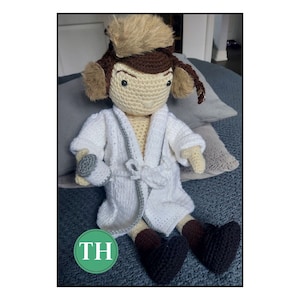 Cousin Eddie Christmas Vacation Crochet Novelty One Off Handcrafted Doll