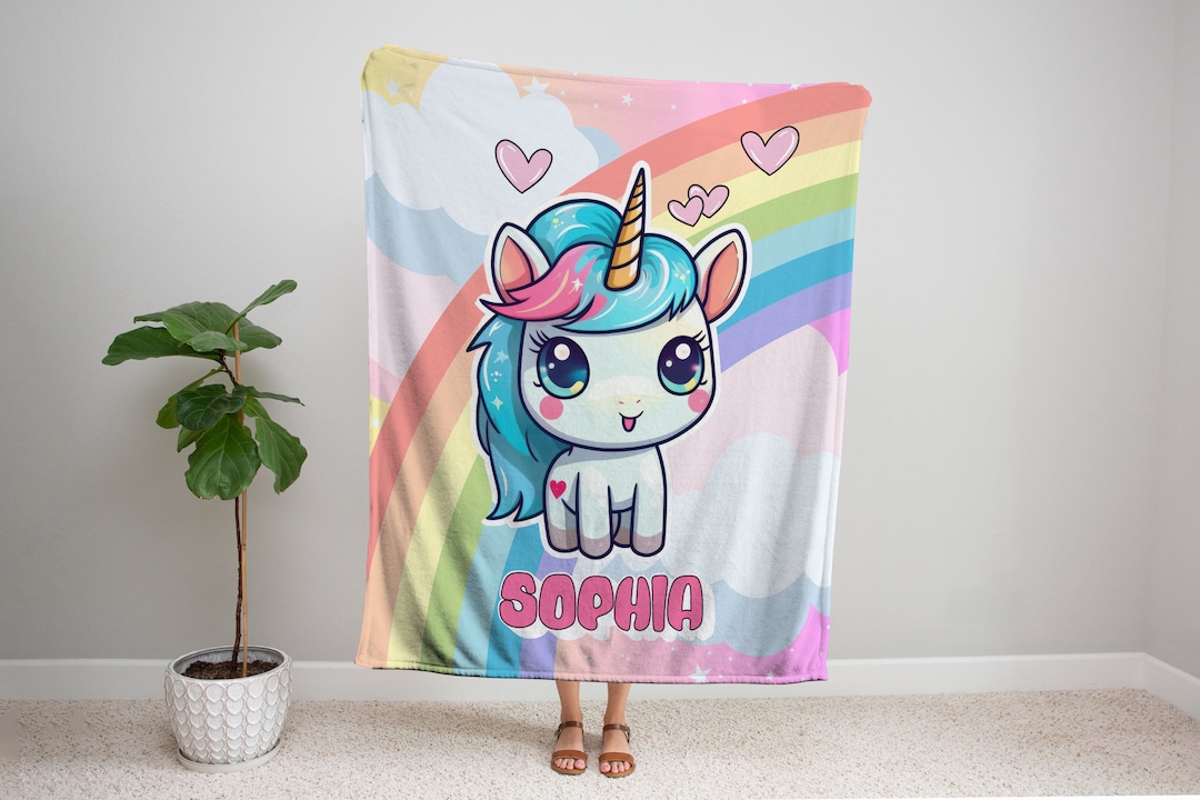 Unicorn Print Pattern Blanket