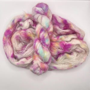 Suri Alpaca Silk | Hand-Dyed Yarn | Lace - 50g | Ethereal
