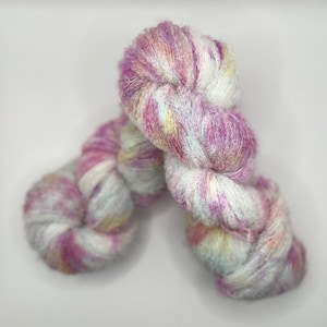 Alpaca Bouclé Lace | Hand-Dyed Yarn | 100g | Ethereal