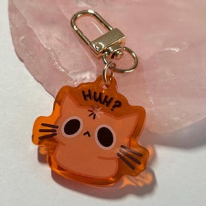 HUH? CAT - Cat Keychain