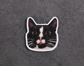 Retrato de um gato de Tóquio - Adesivo 2”5