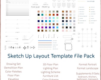 Sketch Up Layout Template + FREE GIFT