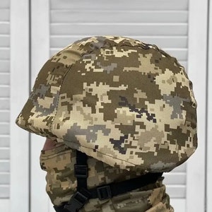 Pixel helmet cover Ukrainian army helmet cover Military Ukrainian Armed Forces helmet cover