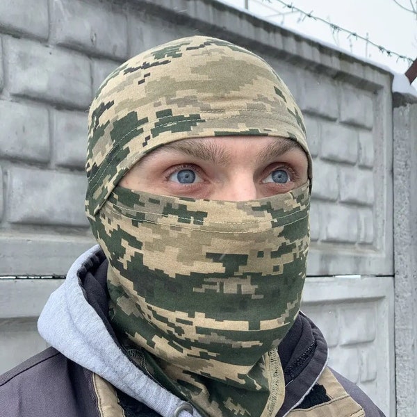 Ukraine Tactical Balaclava Buff Face Cover camouflage Military Ukrainian Armed Forces color Pixel mm-14