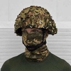 Tactical helmet cover multicam Ukrainian army helmet cover Military Ukrainian Armed Forces helmet cover