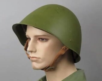 Not used,Authentic Ssh68 helmet USSR Soldier Army WW2 Military Surplus Head Protect Vintage