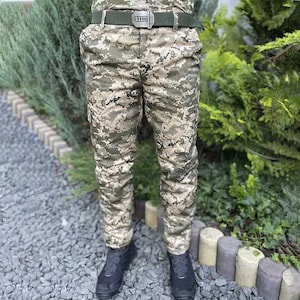 Pantalón Cargo Militar Tactico Camuflado Hombre, Reciclado