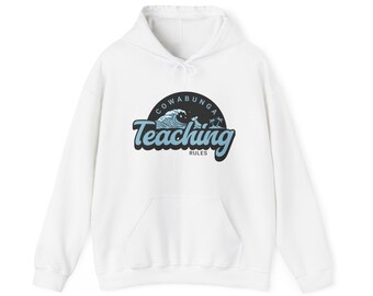 Teaching Rules Unisex Heavy Blend™ Hooded Sweatshirt Perfect Teacher Gift