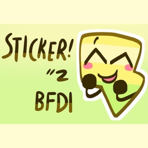 BFDI Lightning Sticker