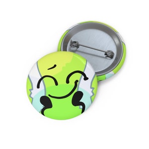 BFDI Tennis Ball Pin Buttons