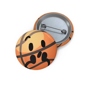BFDI Basketball Pin Buttons